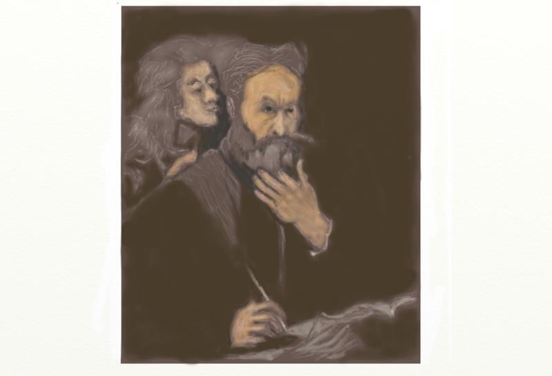 Click image for larger version. 

Name:	Evangelist Mathais   and  the  Angel    by   Rembrandt   sterter  No  2     CPY   by   8+.jpg 
Views:	119 
Size:	33.8 KB 
ID:	100192