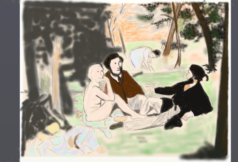Click image for larger version. 

Name:	Luncheon    out  on  the   Grass     by Manet   starter no 2    cpy   by  8+.jpg 
Views:	140 
Size:	73.4 KB 
ID:	100281