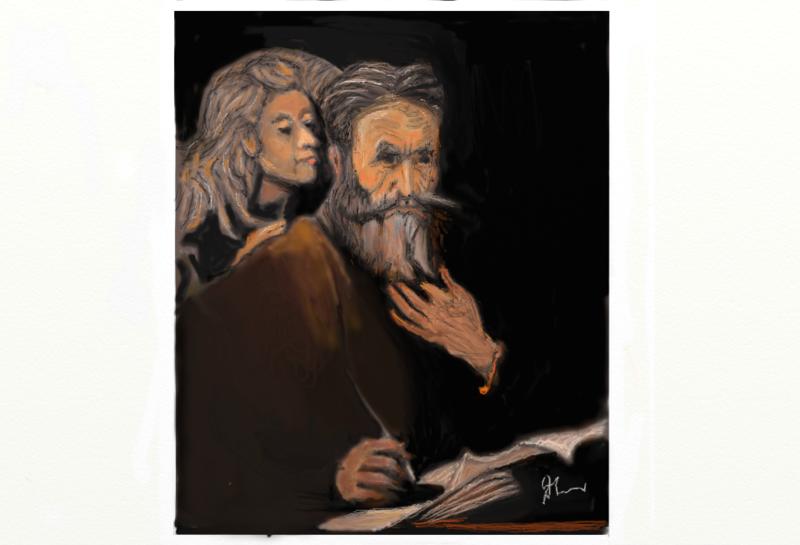 Click image for larger version. 

Name:	Evangelist Mathais   and  the  Angel    by   Rembrandt      FINN           CPY   by   8+    ptg .jpg 
Views:	113 
Size:	45.5 KB 
ID:	101169