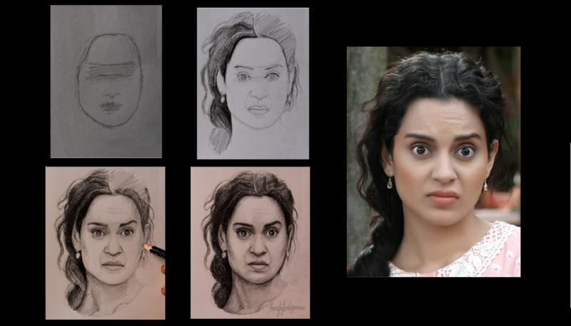 Click image for larger version. 

Name:	kangana ranaut face portrait drawing pencil sketch .jpg 
Views:	217 
Size:	74.3 KB 
ID:	102208