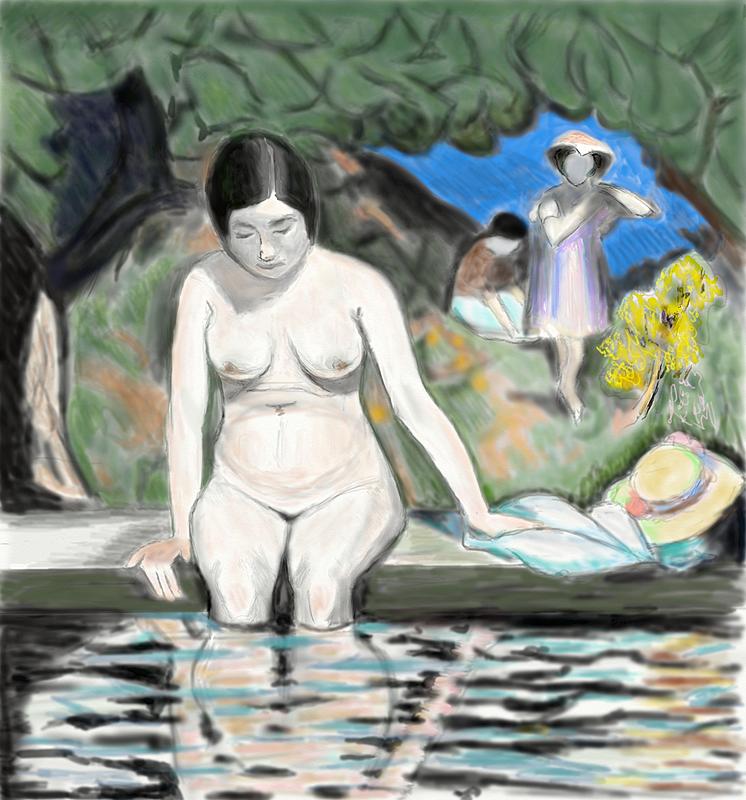 Click image for larger version. 

Name:	Japenese  or Chinese  girl  with feet in the Pool   By    Henri  Iebasque  FINN.jpg 
Views:	150 
Size:	248.3 KB 
ID:	89956