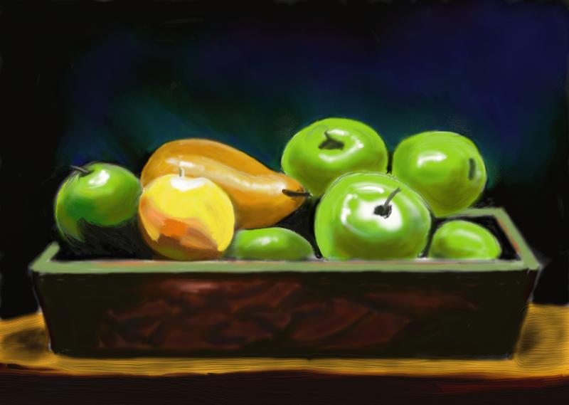 Click image for larger version. 

Name:	My Copy    Apples  and one Pear    By  MJ.   FINN.jpg 
Views:	168 
Size:	124.7 KB 
ID:	91547