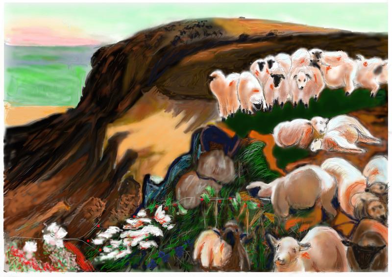 Click image for larger version. 

Name:	The          Lost  Sheep         By        Holman   Hunt         FINN       .jpg 
Views:	145 
Size:	218.6 KB 
ID:	95145