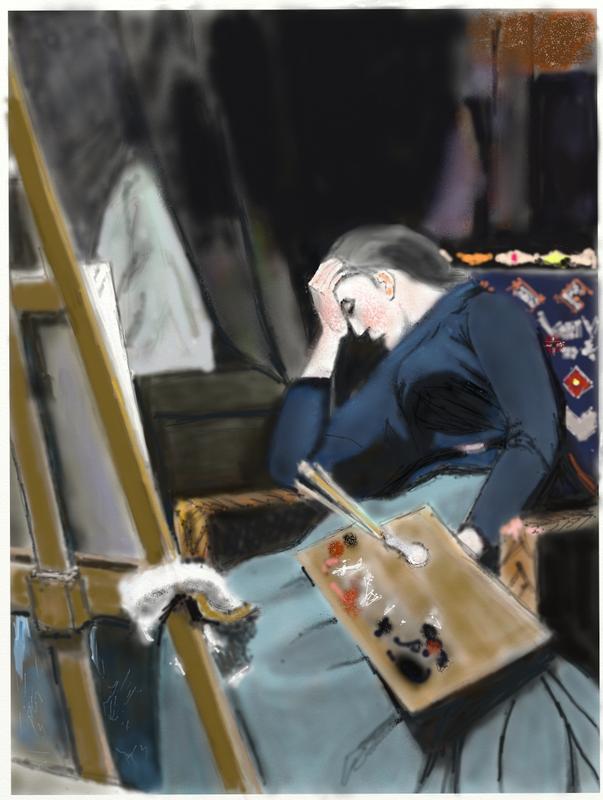 Click image for larger version. 

Name:	Resting   By   the    Easel    By     Emma   Sparre    1890    FINN      My  Copy    ipeg    png.jpg 
Views:	172 
Size:	88.3 KB 
ID:	97289