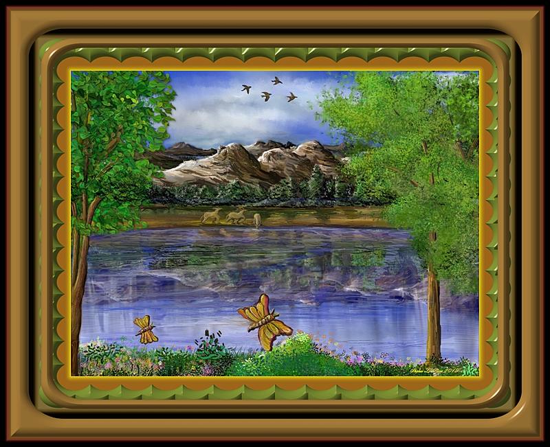 Click image for larger version. 

Name:	Start Up Landscape Painting Art Rage 6-4 4i Signed Framed 2 R.jpg 
Views:	291 
Size:	131.3 KB 
ID:	98249