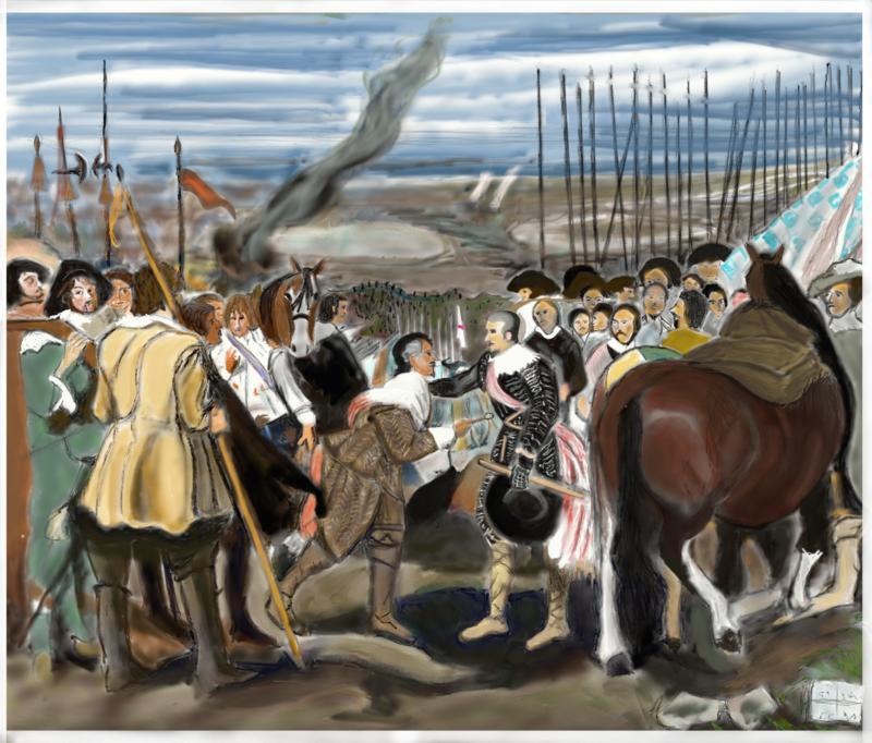 Click image for larger version. 

Name:	THE Surrender   of Brede    By Valezquez   STARTER   No1.jpg 
Views:	147 
Size:	372.5 KB 
ID:	97921