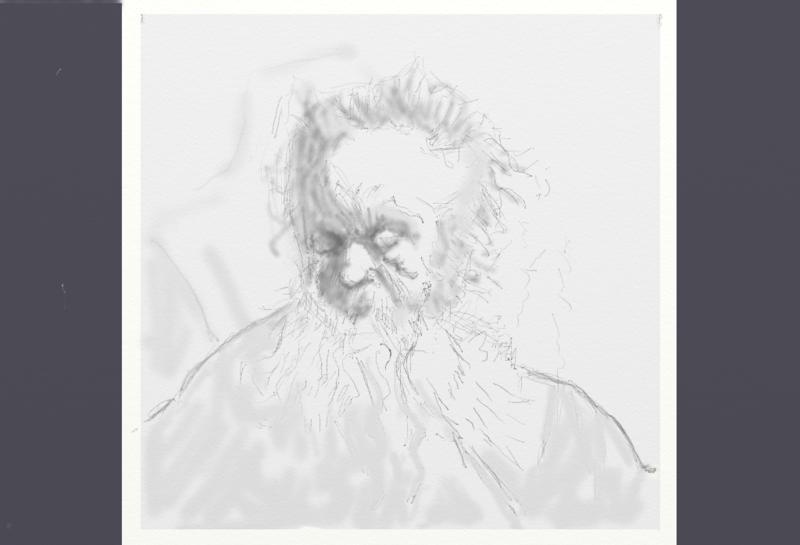 Click image for larger version. 

Name:	Old  Man  with  flowing  Beard  looking  down   By   Rembrandt     Starter   no  1    by   E+.jpg 
Views:	176 
Size:	36.4 KB 
ID:	100079