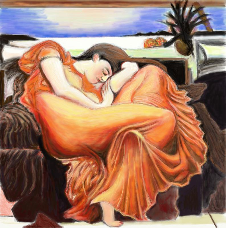 Click image for larger version. 

Name:	Flaming    June    by   lord   leighton   my  Copy    FINN   3.jpg 
Views:	169 
Size:	350.5 KB 
ID:	93137