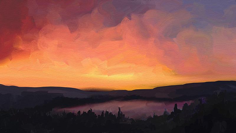 Click image for larger version. 

Name:	sunset over the trossachs.jpg 
Views:	200 
Size:	204.6 KB 
ID:	90787