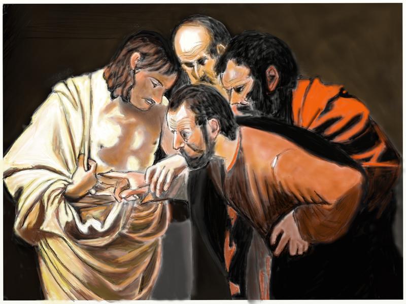Click image for larger version. 

Name:	Incredulity  of Saint  Thomas    Caravaggio     FINN.jpg 
Views:	197 
Size:	260.5 KB 
ID:	88311