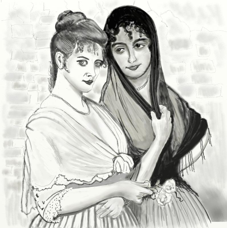 Click image for larger version. 

Name:	Two Venetian  Women     Eugene  Von  Blaas    Starter   No    2a.jpg 
Views:	179 
Size:	370.7 KB 
ID:	88767