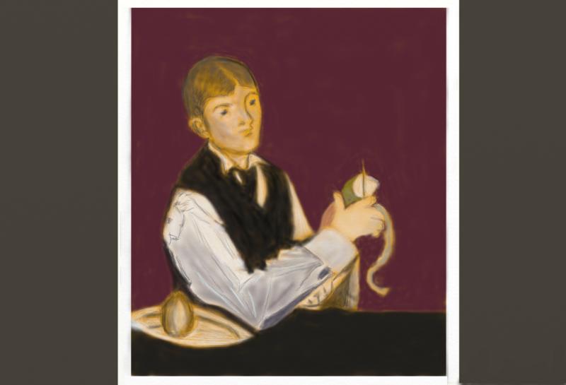Click image for larger version. 

Name:	Young.   Man.   peeling a pear.      Manet.  Starter. No 2.      cpy   by. 8+  ptg jpg.jpg 
Views:	112 
Size:	34.5 KB 
ID:	101077